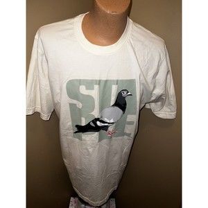 Staple Logo Pigeon Block Tee Shirt Size Cream Size XL